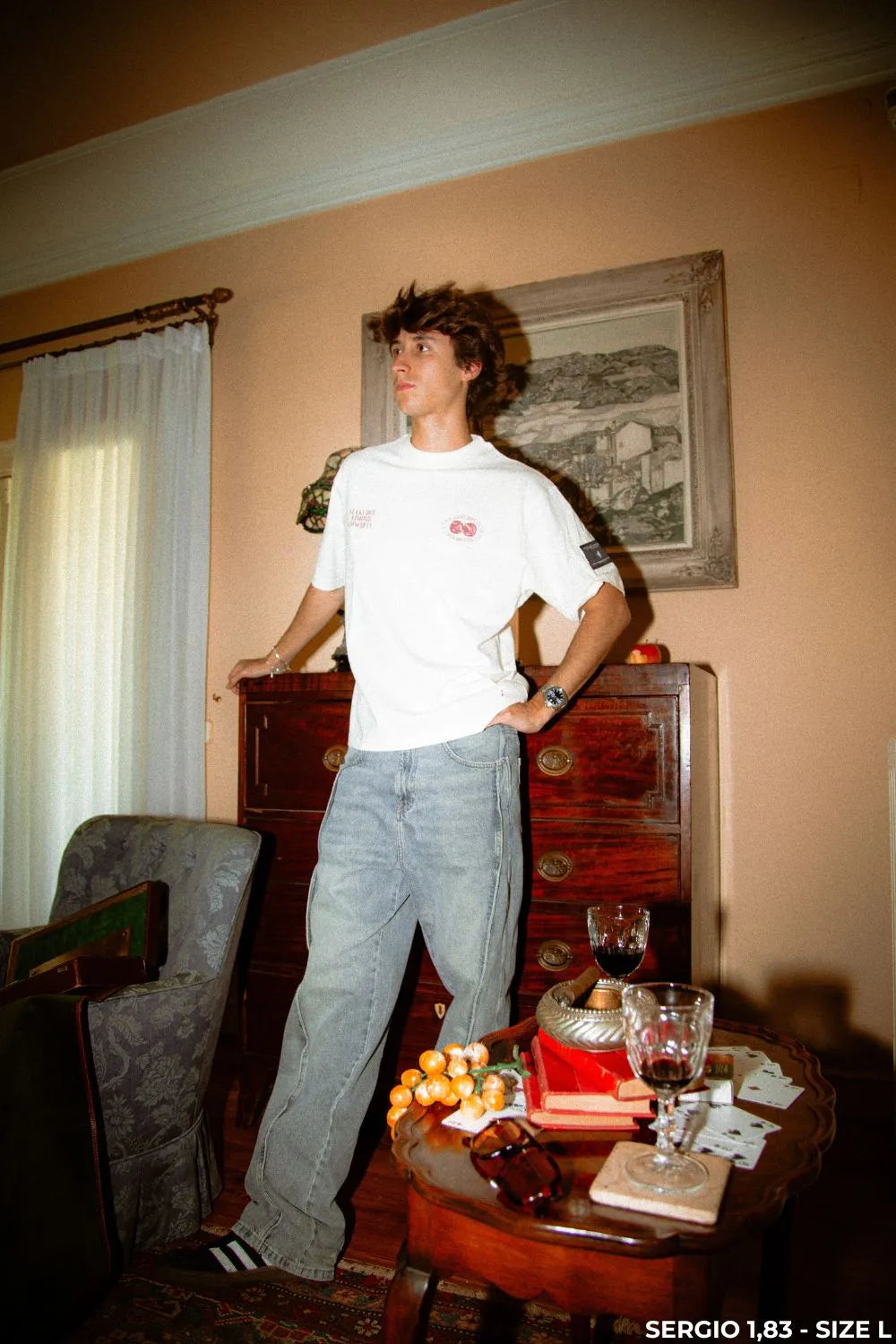 Roll Or Regret Tee - Sand