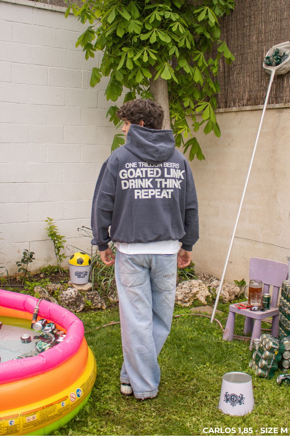 DTR Hoodie - Silver Blue