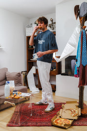 Unemployed Tee - Vintage Blue