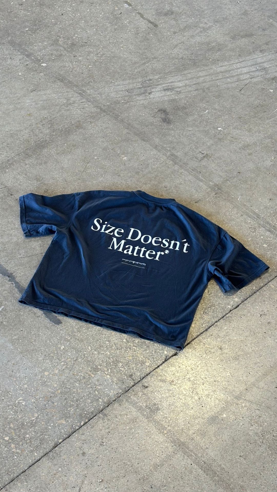 Size Tee - Dark Blue Goatedlink