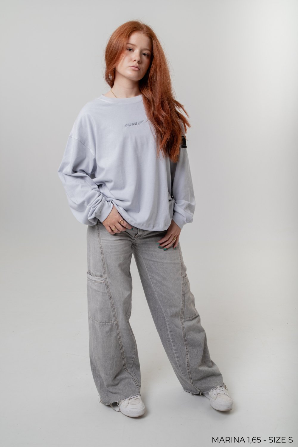 Social Long Sleeve - Ash Grey - 2401AW12NF025100S