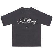 Stop Inventing Tee - Black Oyster - 2401SS11GR045200S