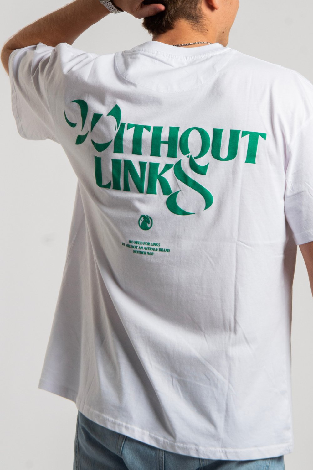 Without Links Tee - White - 1136