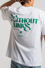 Without Links Tee - White - 1136