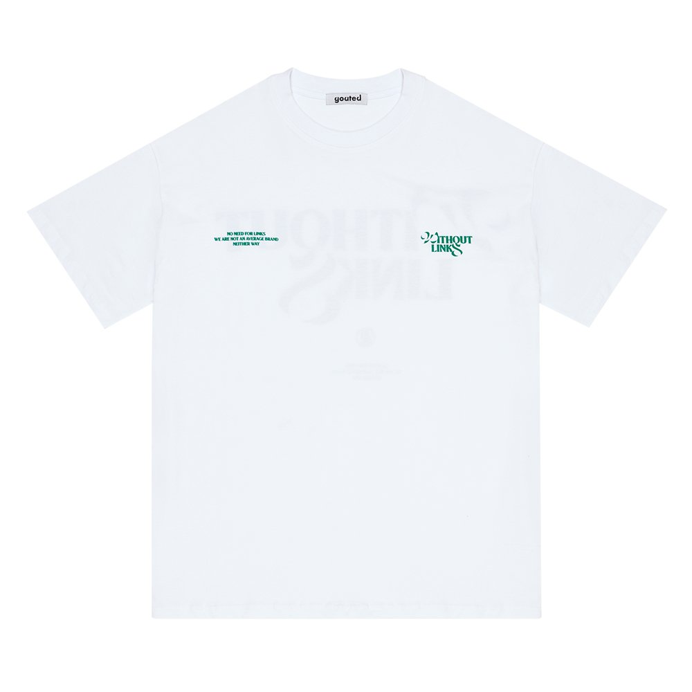 Without Links Tee - White - 1136