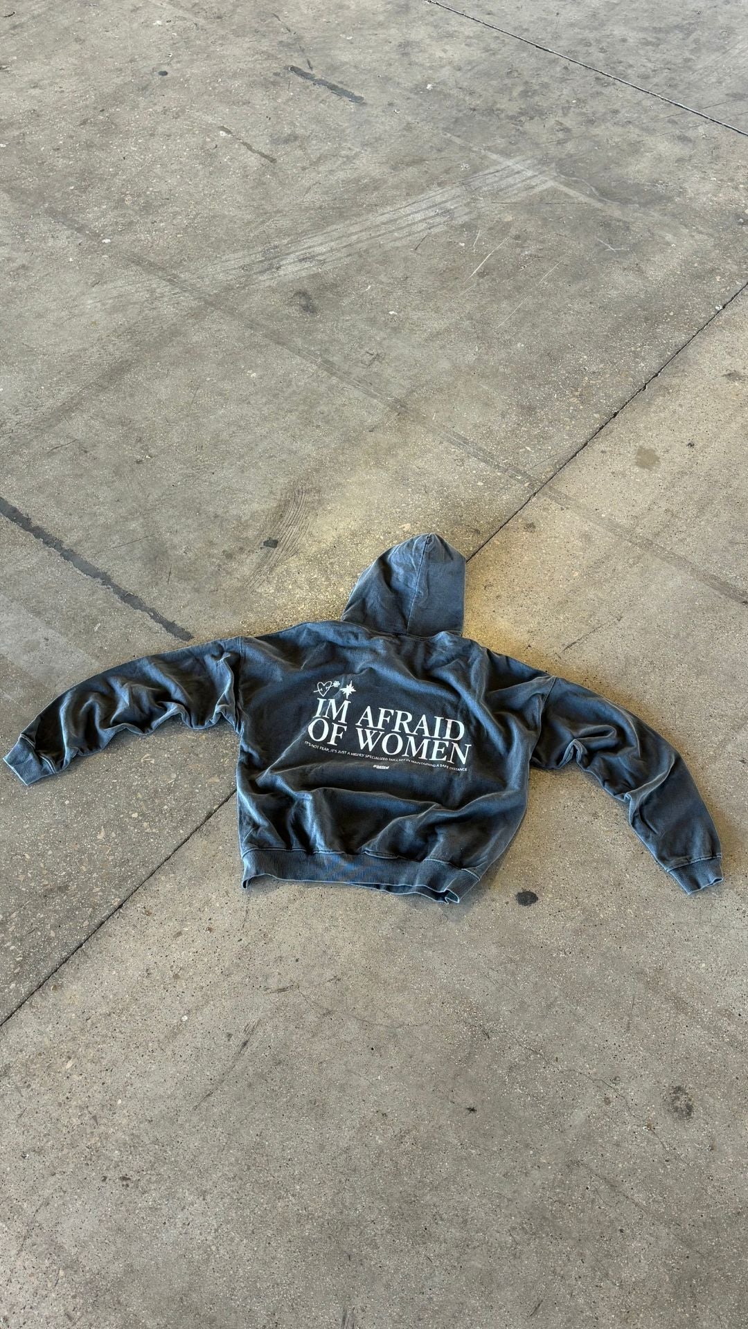 Afraid Hoodie - Black Oyster Goatedlink