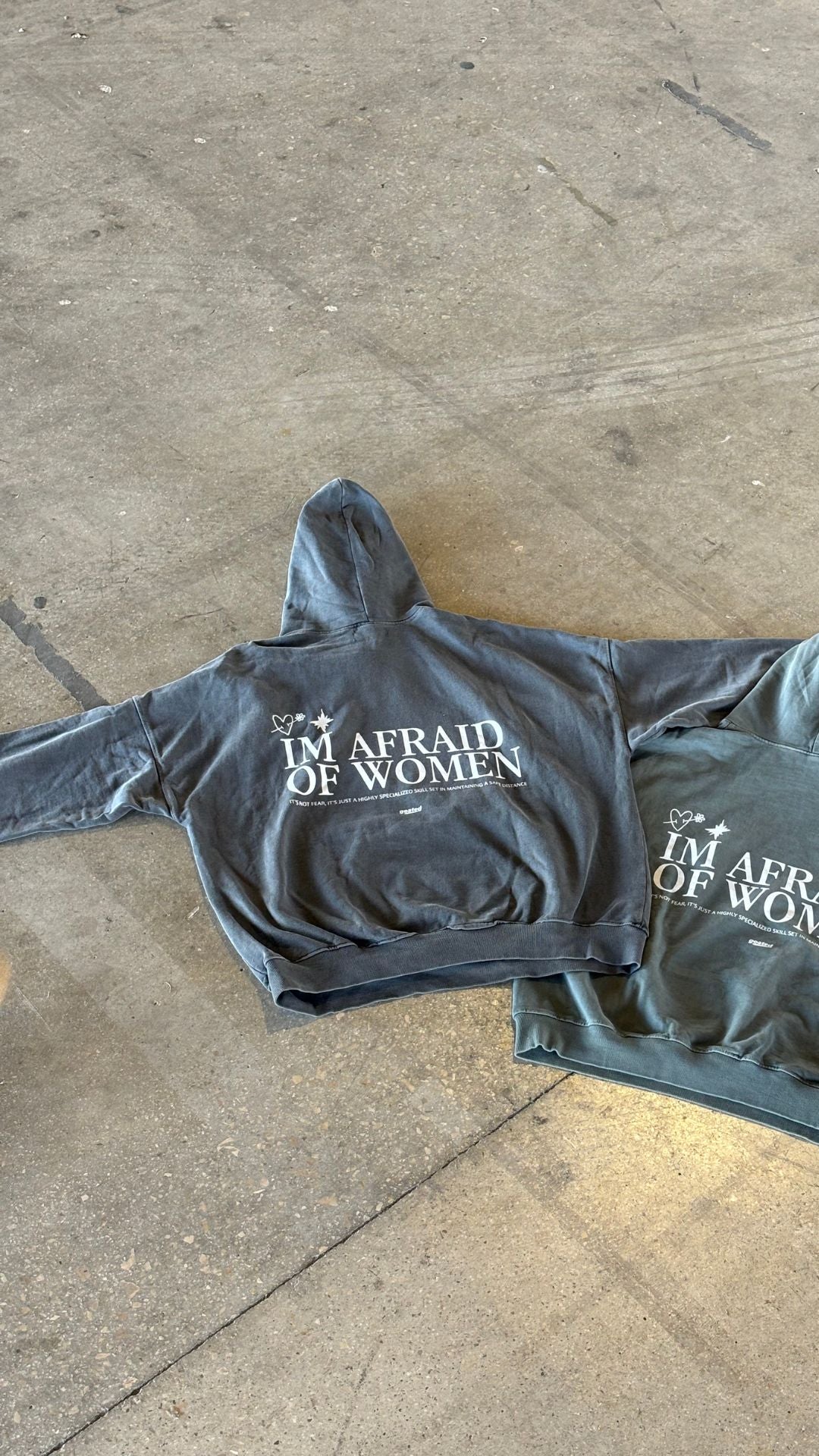 Afraid Hoodie - Black Oyster Goatedlink