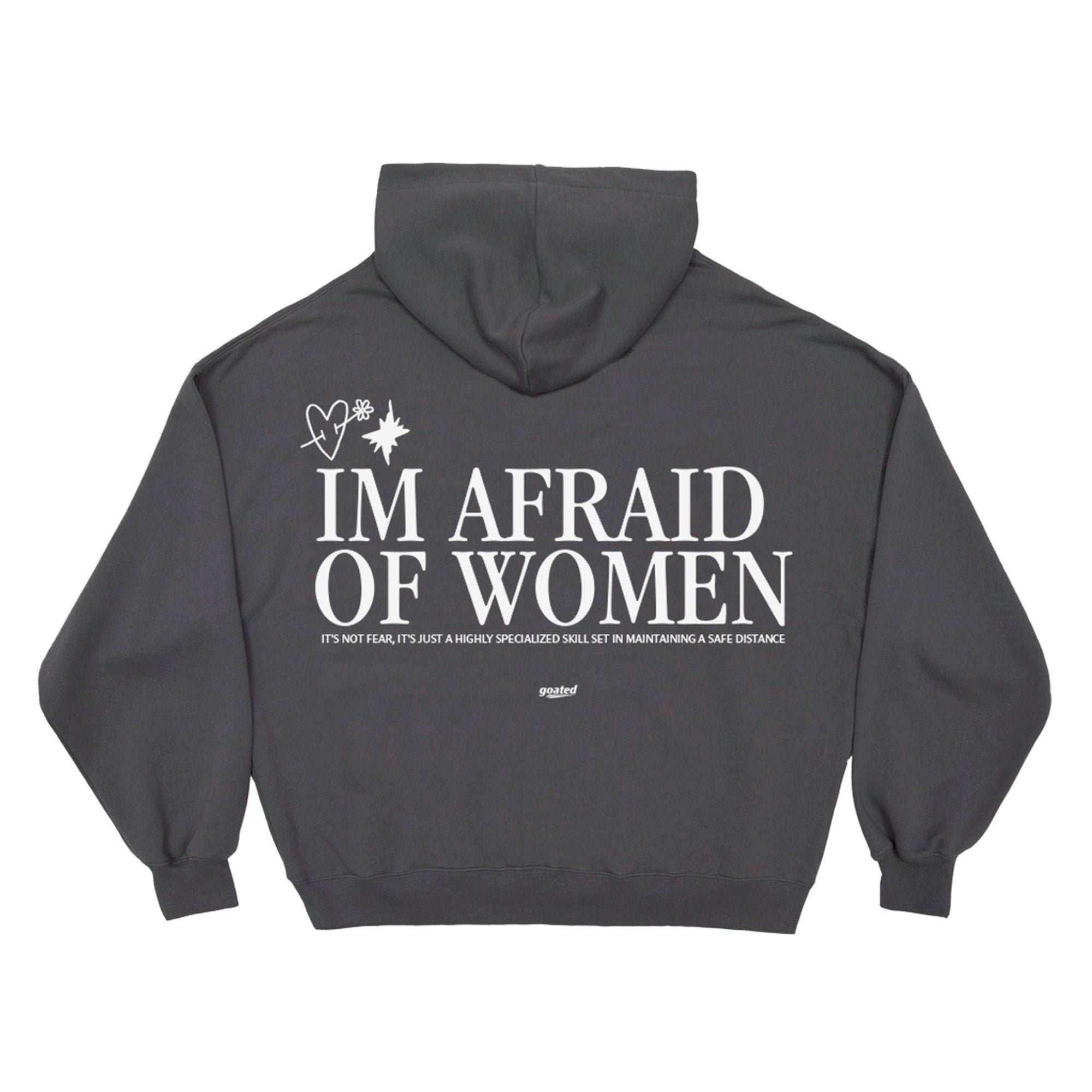 Afraid Hoodie - Black Oyster Goatedlink