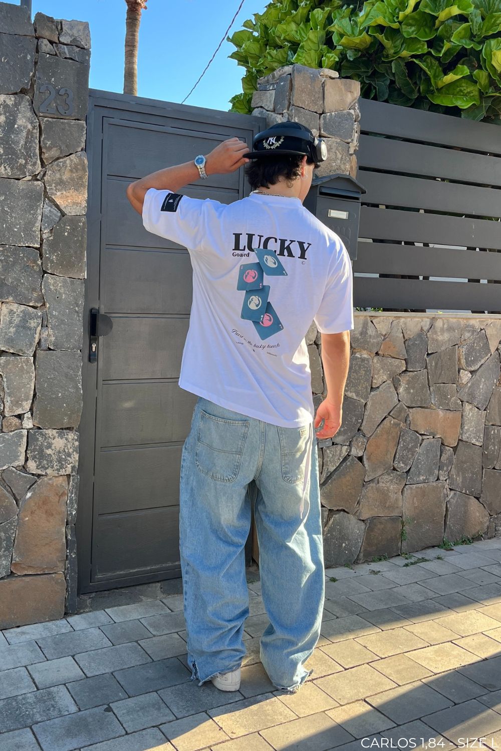 Goated Lucky Tee - White