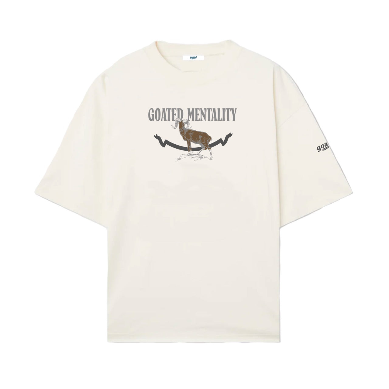 Goated Mentality Tee - Sand Goatedlink