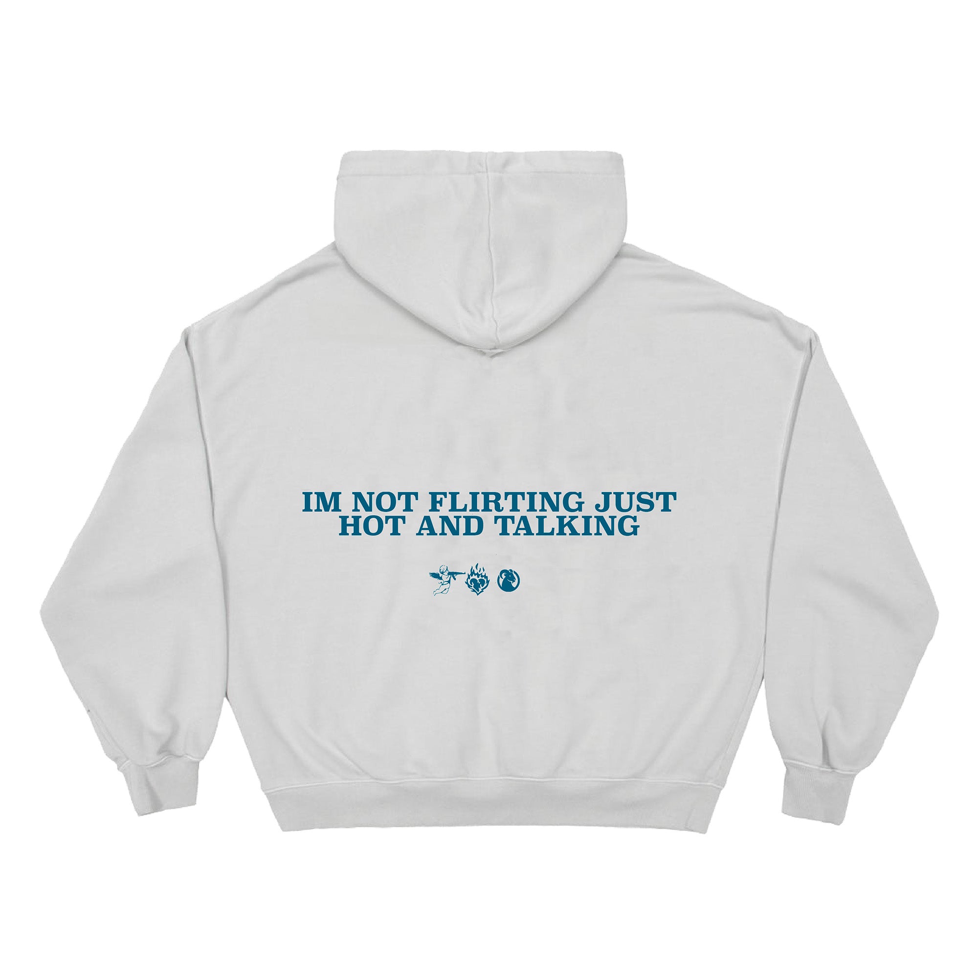 Hot And Flirting Hoodie - Ash Grey