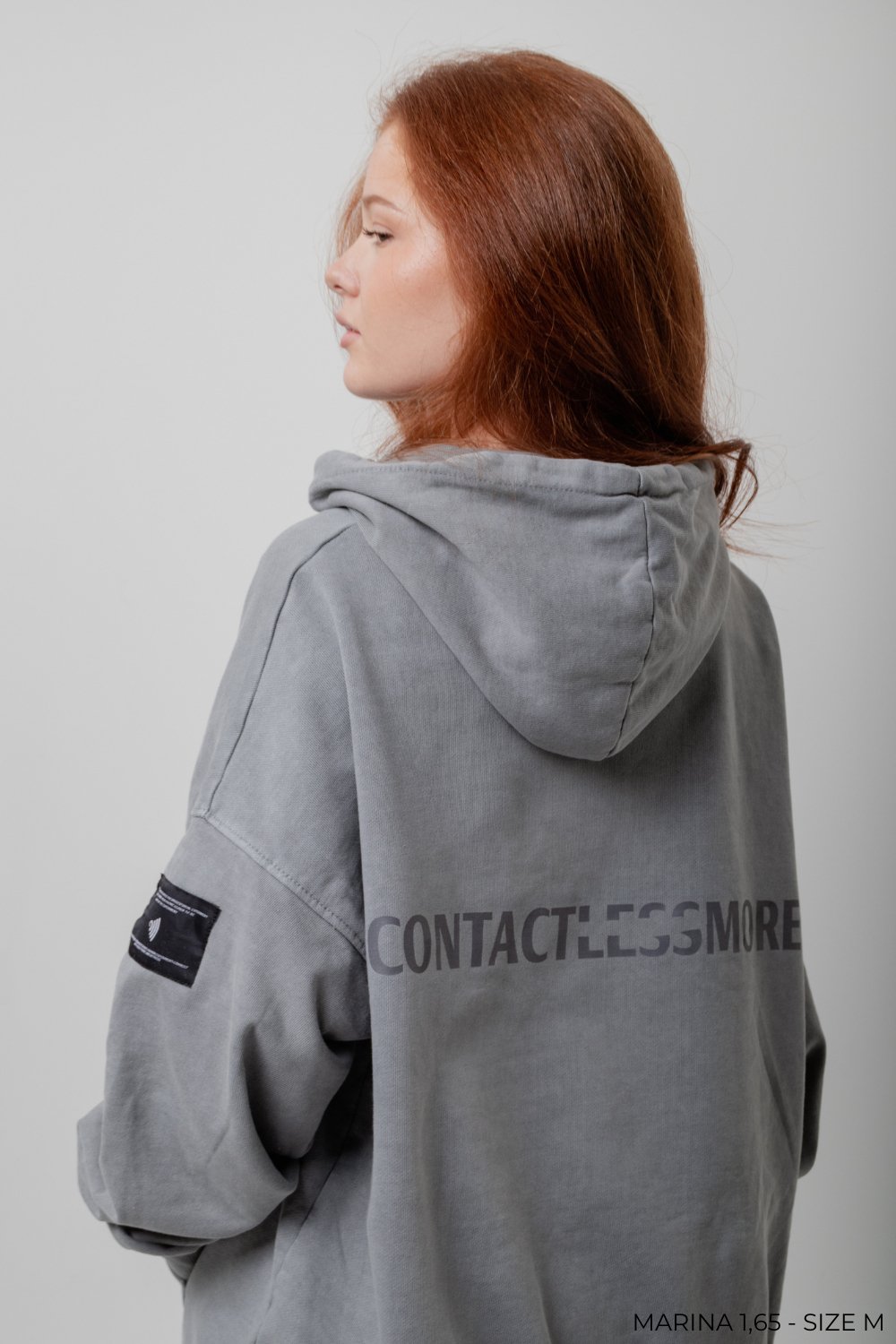 Contactless Hoodie - Ash Grey - 2401AW21NF035100S