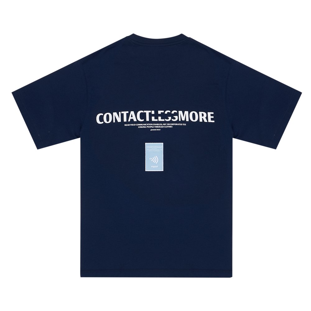 Contactless Tee - Navy Blue - 1151