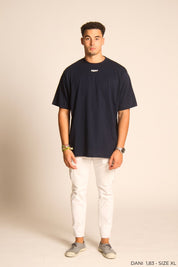 Contactless Tee - Navy Blue - 1151