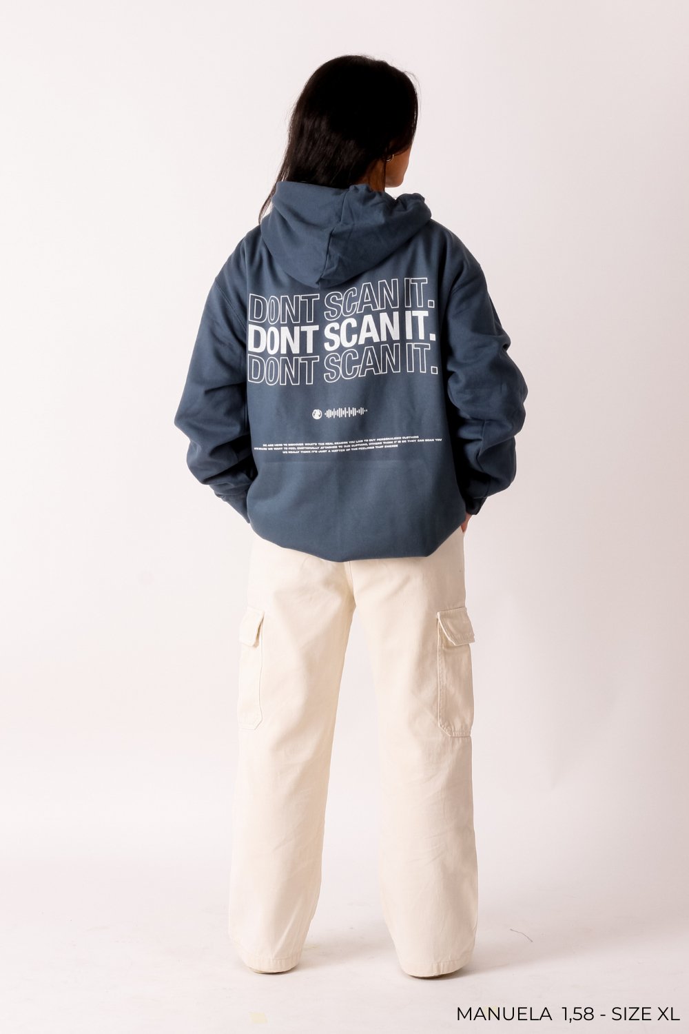 Don´t Scan Hoodie - Airforce Blue - 1061