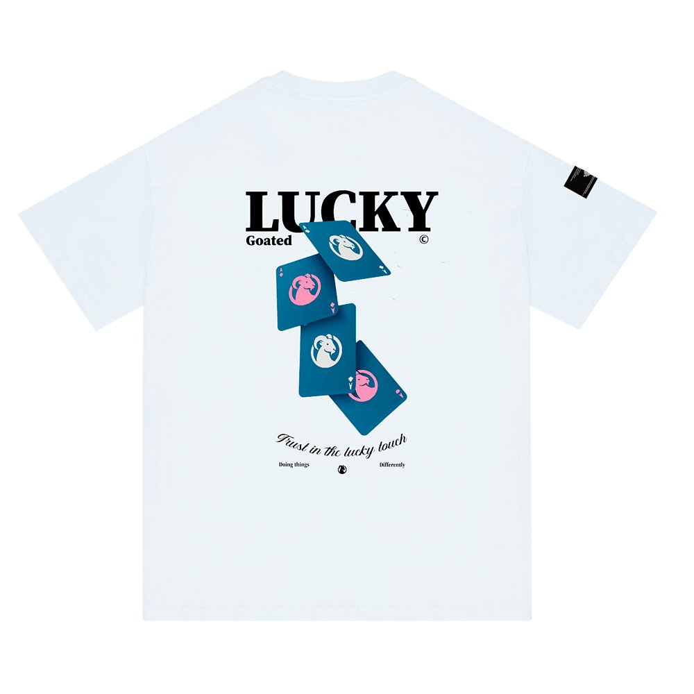 Goated Lucky Tee - White - 2401SS11NF022000S