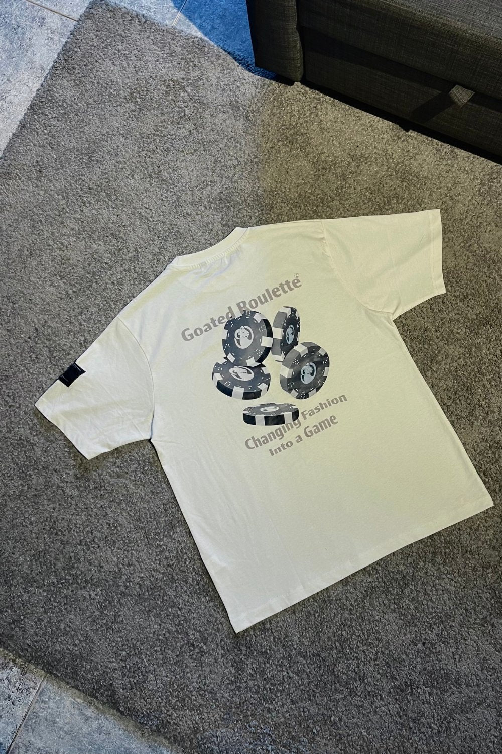 Goated Roulette Tee - Coconut Milk - 2401SS11NF017100S