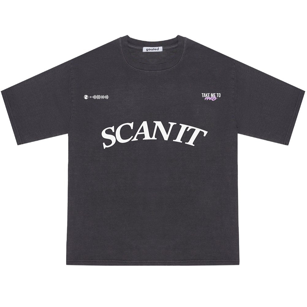 Scan It Tee - Black Oyster - 1186