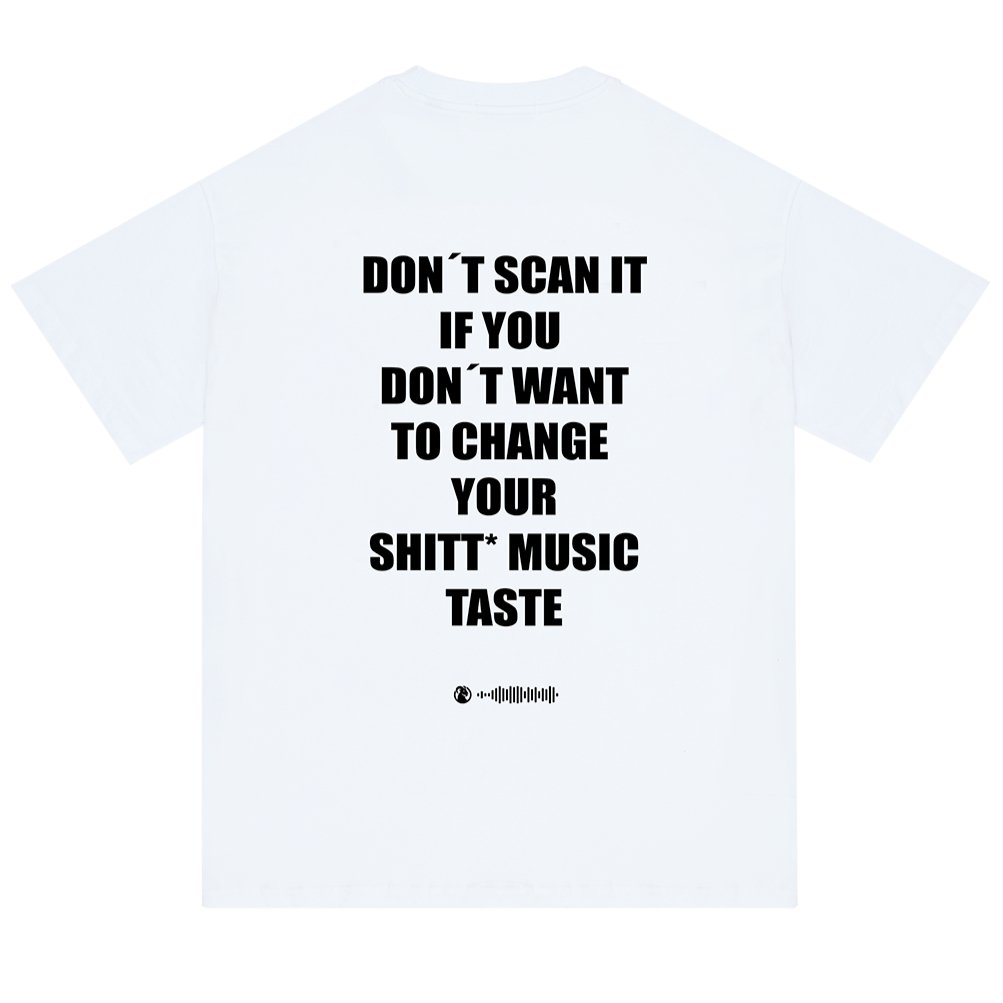 Shitt* Music Taste Tee - White - 1181