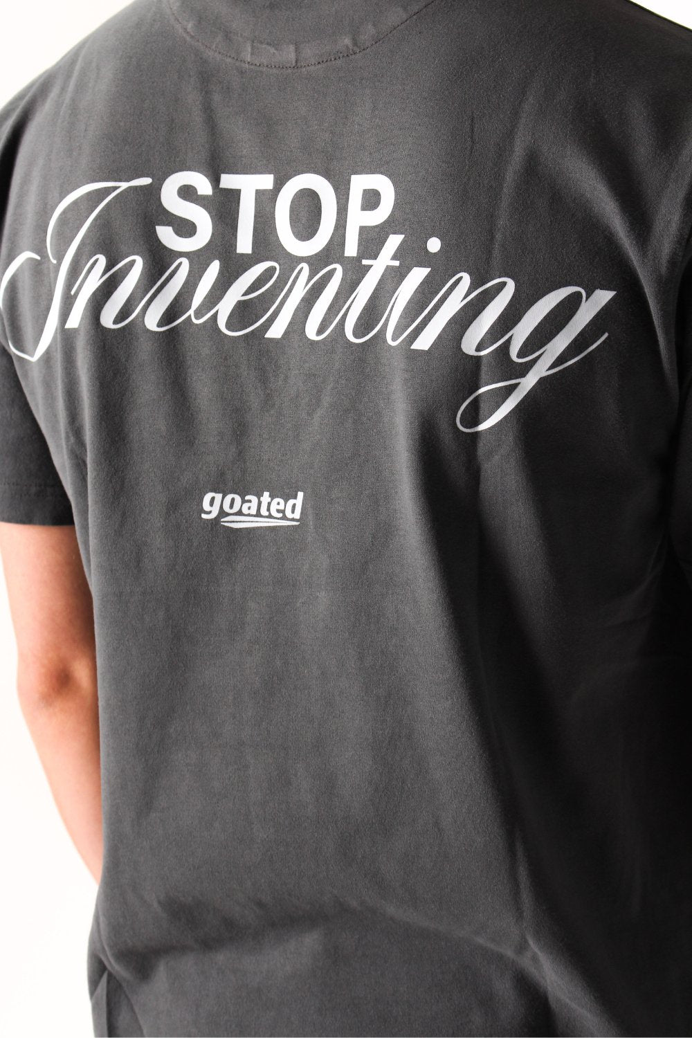 Stop Inventing Tee - Black Oyster - 2401SS11GR045200S