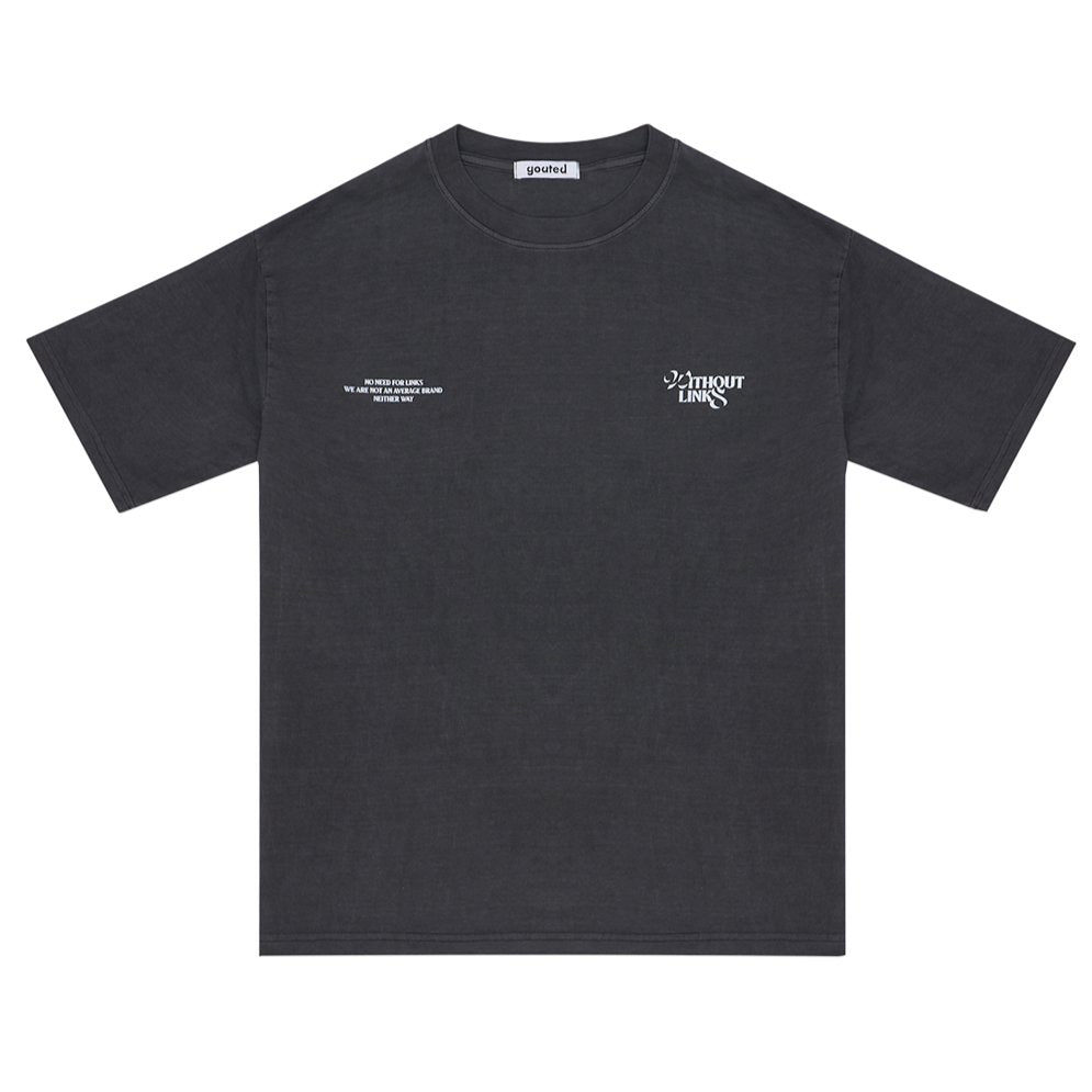 Without Links Tee - Black Oyster - 1131