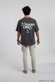 Without Links Tee - Black Oyster - 1131