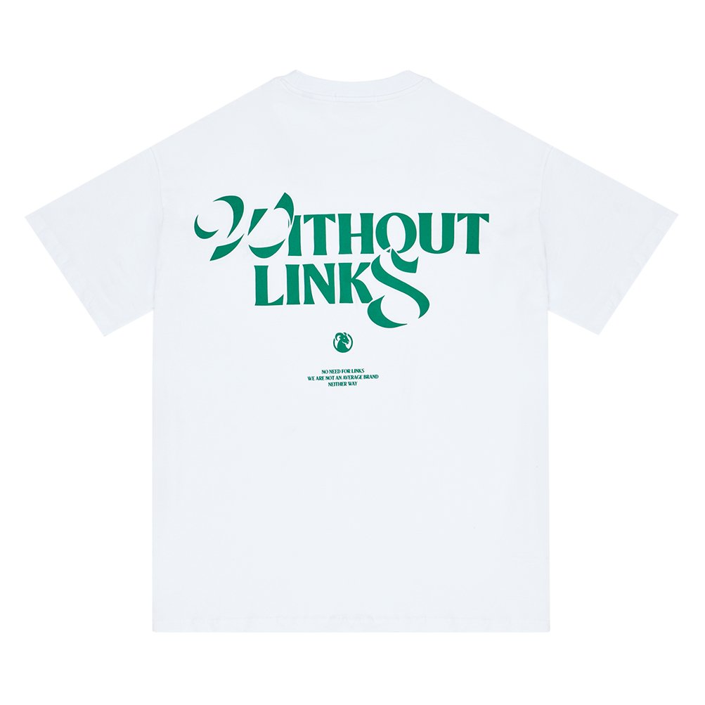 Without Links Tee - White - 1136